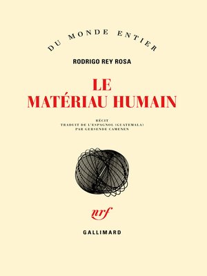 cover image of Le matériau humain